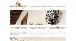 Desktop Screenshot of haciendadehuaxtla.com